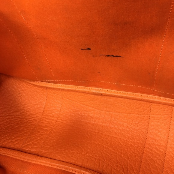 Authentic HERMES Garden Party tote PM orange canvas - Picture 9 of 15